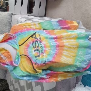 Tye. Die long sleeve usa field hockey hoody